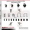 Service Caster 3.5 Inch 316SS Hard Rubber Swivel 1-5/8 Inch Expanding Stem Caster Lock Brake SCC-SS316TTLEX20S3514-HRS-158 - alternate 4
